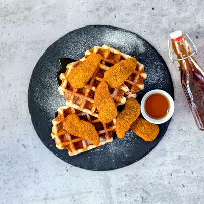 Vegan chick*n & waffles